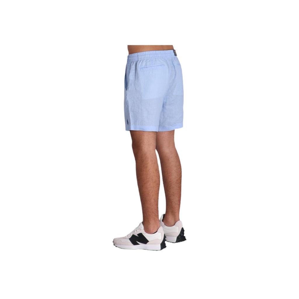 Polo Ralph Lauren Solid Logo Lace-Up Casual Shorts Men shorts Blue 710958586-004