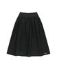 Malittepeulangsowajeobeo W Cotton Waist Wrinkle Skirt Black