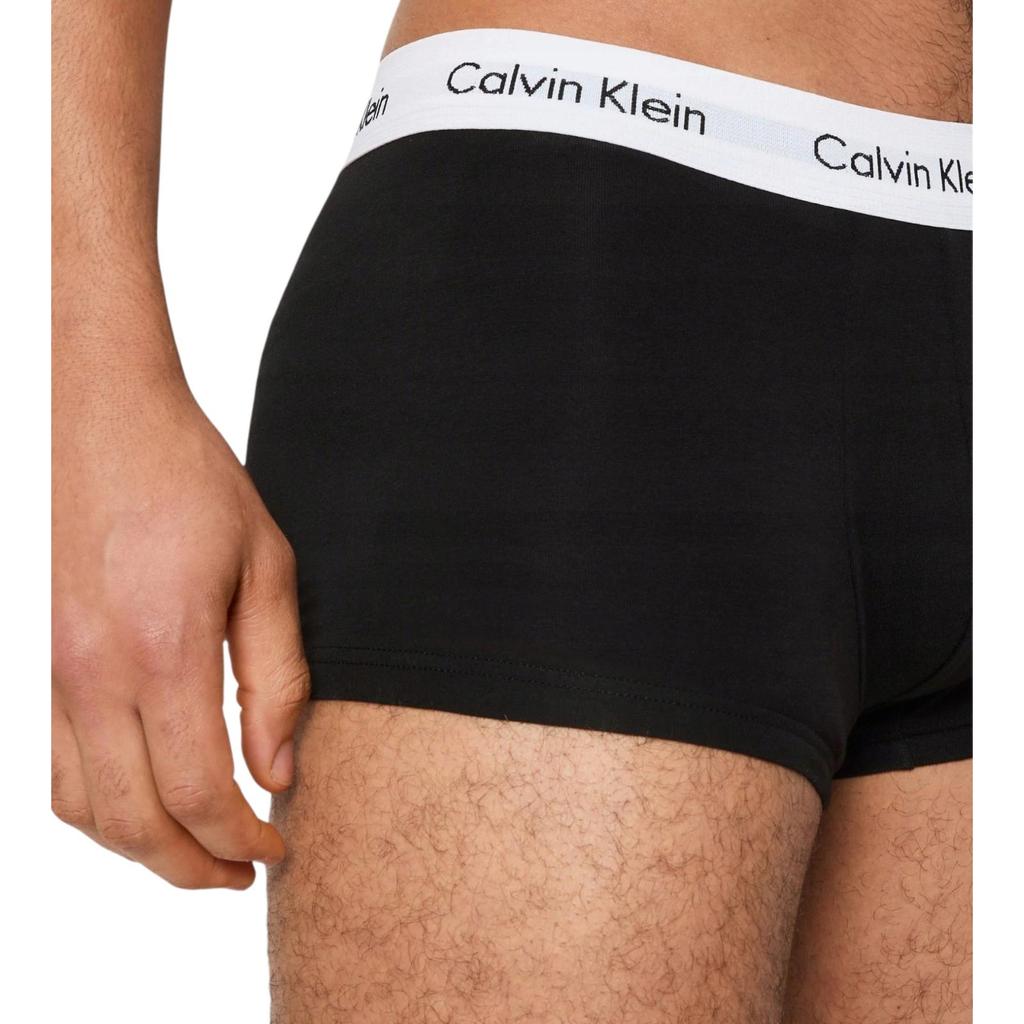 Calvin Klein Logo Stretch Boxer Briefs 3-Pack Men Underwear Black LV00NB4389UB1