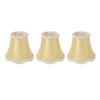 3PCS Fabric Lamp Shades E14 Clip On Vintage Decorative Table Lamp Replacement Shades for Candle