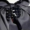 New Big Satin Hair Clip Hair Claw Girl Women Solid Red Black Multi Layer Headwear Korean Fashion Pinches for Hair Accessories