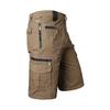Fashion Utility-inspired Shorts, Classic Khaki Mid-rise Shorts with Zipper Fly, Comfortable Shorts for Everyday & Weekend Adventures