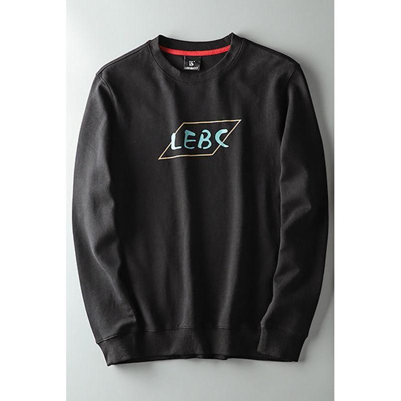 Export Tail Order Men s Label Cutting Cattle Goods Autumn Exercise Suit Youth Trendy Export Original Order Sweatshirt and Sweatpants Casual Wear Top Black 3XL