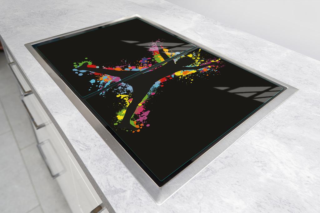 GLAS-KOCHFELD-SCHUTZPLATTE 85x52 SPASS