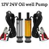 DC 12V 24V 12L/min Tragbare Mini Elektrische Tauchpumpe zum Abpumpen von Dieselöl Wasser Aluminiumlegierung Gehäuse Kraftstoffförderpumpe