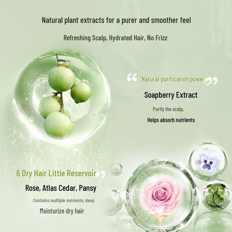 Ziyuan Soapberry Oil Control Refreshing Shampoo Travel Set