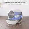 Hassle-Free Cat Litter Box, Automatic Scooping, Odor Isolation, Perfect for Busy Pet Owners