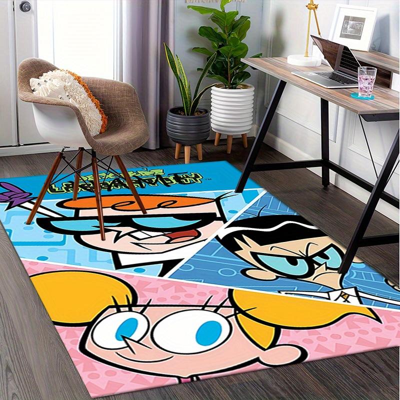

Dexter, Deedee, Mandark Office Carpet Soft Polyester Entrance Carpet Washable Non slip Machine Washa 60cm by 90cm
