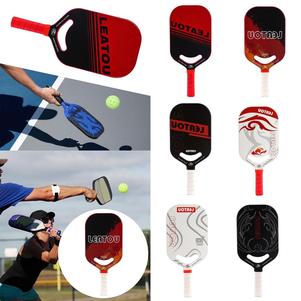 Carbon Fiber Pickleball Paddle 16mm Thick Honeycomb Core for Power Advanced