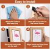 Heavy Duty Dual Sided Sticky Back Hook and Loop Tape for Securing Bedding Anti Slip Rug Pad Hidden Adhesive Fastener