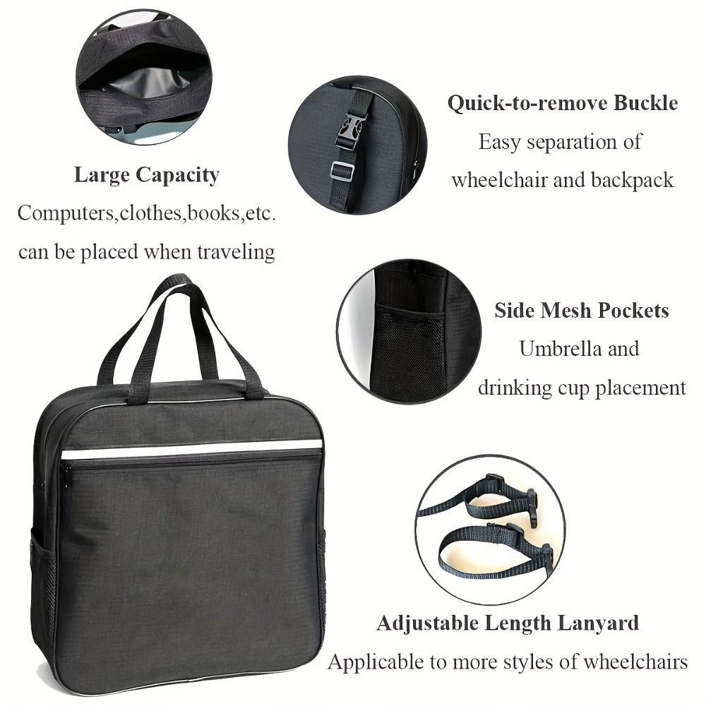 Large Capacity Shopping Storage Holdall Waterproof Disabled Aid Bag  Elderly Care