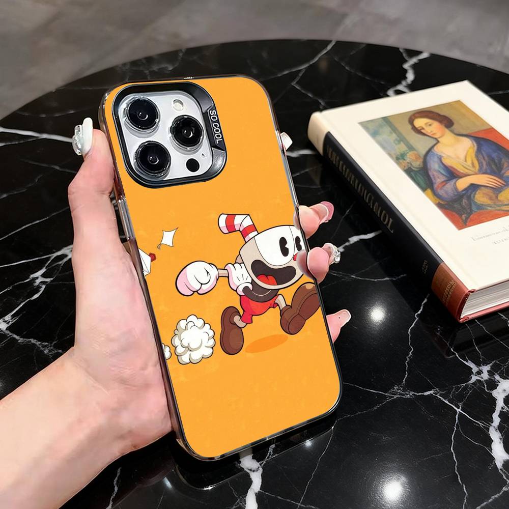 

Cuphead Phone Case For iPhone 17,16,15,14,13,12,11 Plus,Pro Max,XS,Colorful Silver Phone case Funda Cover iPhone16e