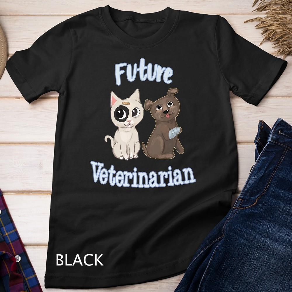 

Future Veterinarian - Cute Cat and Dog Lover Unisex T-shirt S