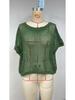 2025 Summer Women's Five-Sleeve Sexy Cutout Knit Beach Cover-Up Sweater