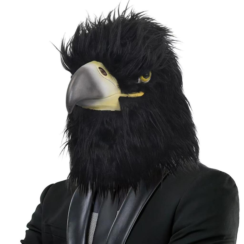 Bestseller Weißkopfseeadler Maske Tier Maske Halloween Adler Maske Amerikanischer Nationalvogel Weißkopfseeadler