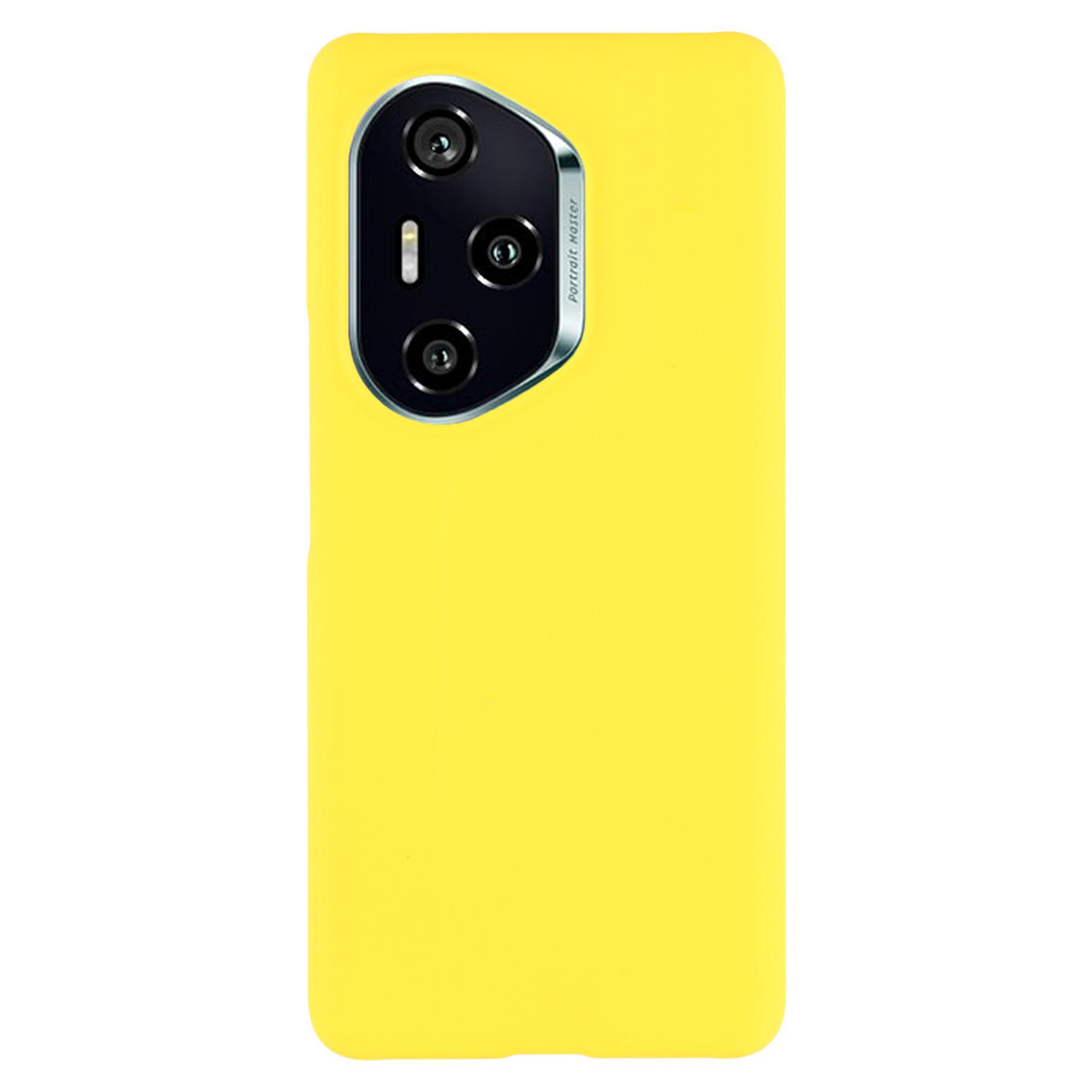 

For Honor 300 Pro Case Hard PC Frosted Minimalist Phone Cover Yellow