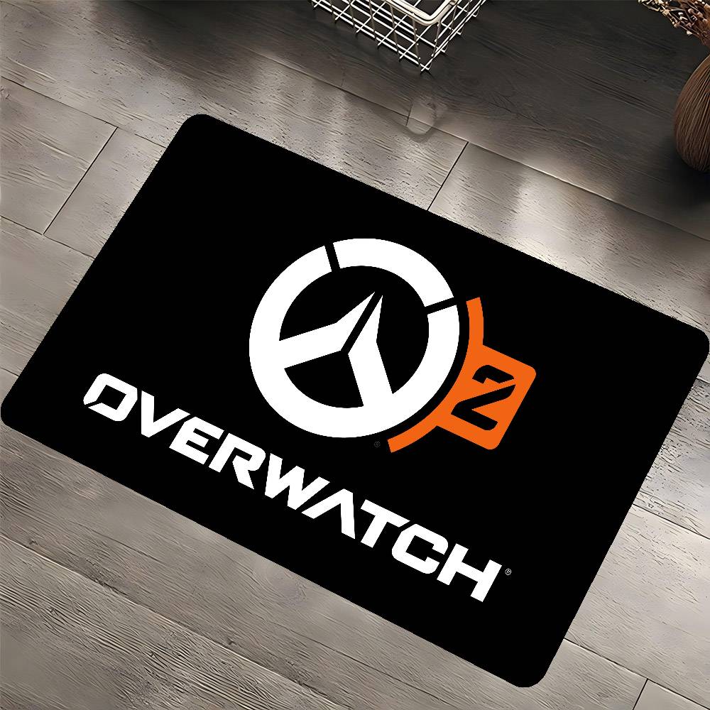 O-Overwatch Games LOGO Kitchen Mat Cheaper Anti-slip Modern Living Room Balcony Printed Modern Home Decor
