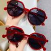 Charm Trend Unisex High Quality Round Frame Popular Sun Glasses Fashion Sunglasses Men Personalized Ins Women Eyewear All-match