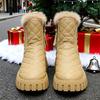 Snow Boots Women's New Winter Velvet Thickened Martin Boots Short Boots Women's Shoes Versatile Non-slip Student Cotton Shoes