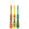 Skater Toothbrush, Soft Toothbrush for Preschoolers, Ages 3-5, Toy Story 4 Disney Design, 14cm, 3-Pack, TB5ST