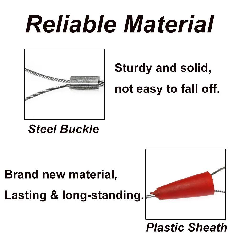 Rubber Thread Wire Puller Perforated Tube Fish Tape Fastener Cable Puller Lightweight Glove