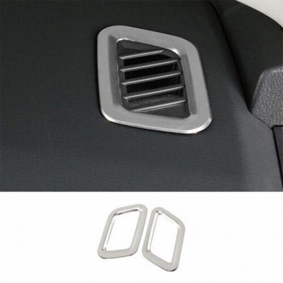 Fit For Nissan Altima - Silver Steel Dashboard L&R Air Outlet Vent Trim