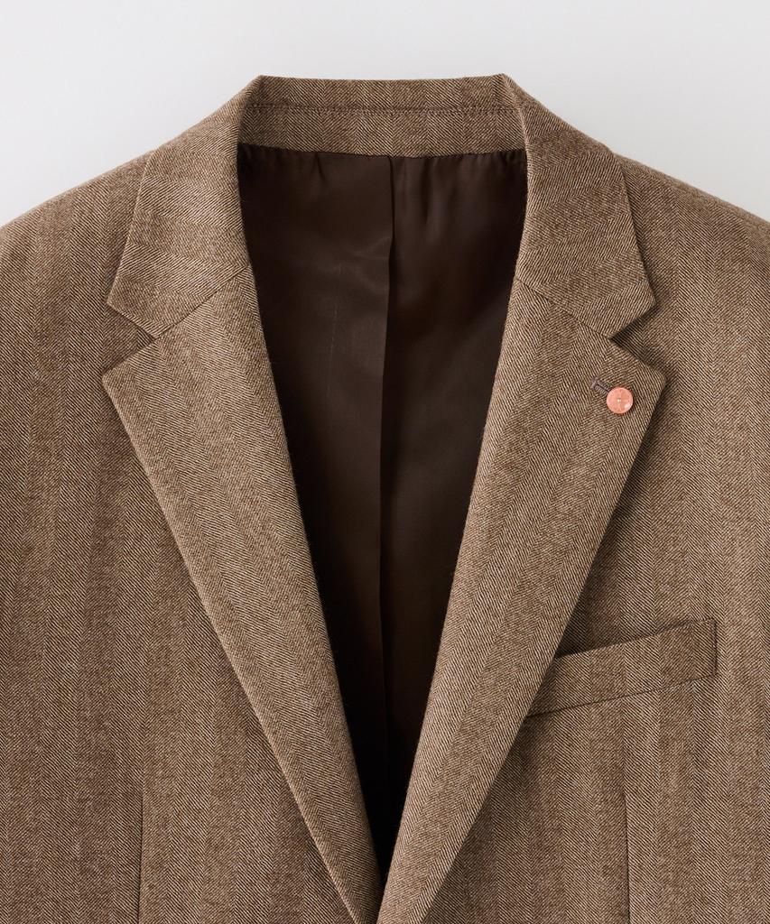 STCO Italy Marlane Herringbone Suit Set_Beige (Classic Fit)_Ssjwd93Set (A Type)