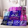 40Th Birthday Customize Your Name Blanket Warm Comfortable And Soft Blankets Are Suitable For Home Lunch Break Blanket Office Sofa Sofa Gift To