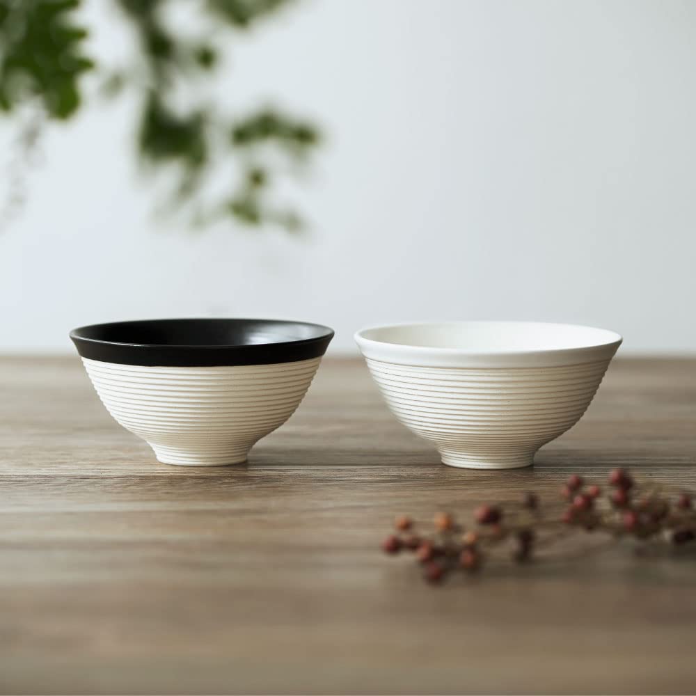 Mino Ware Sendan Tea Bowl Hare To Ke White Diameter X Height 6cm Tea Bowl Made In Japan Dishwasher Safe Tableware Stylish &NE 11.5cm NAW-280-WH