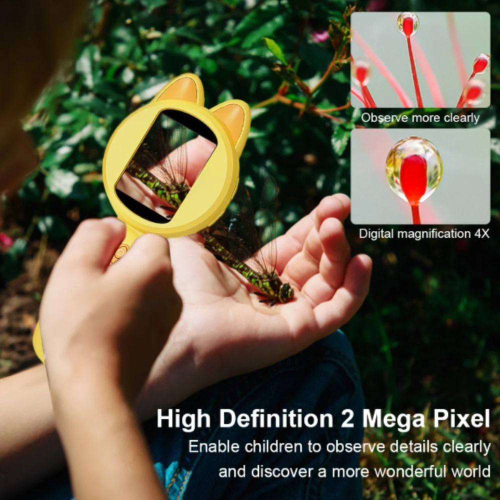 LED Lights Digital Microscope 100X Magnification Coin Magnifier  Educational Science