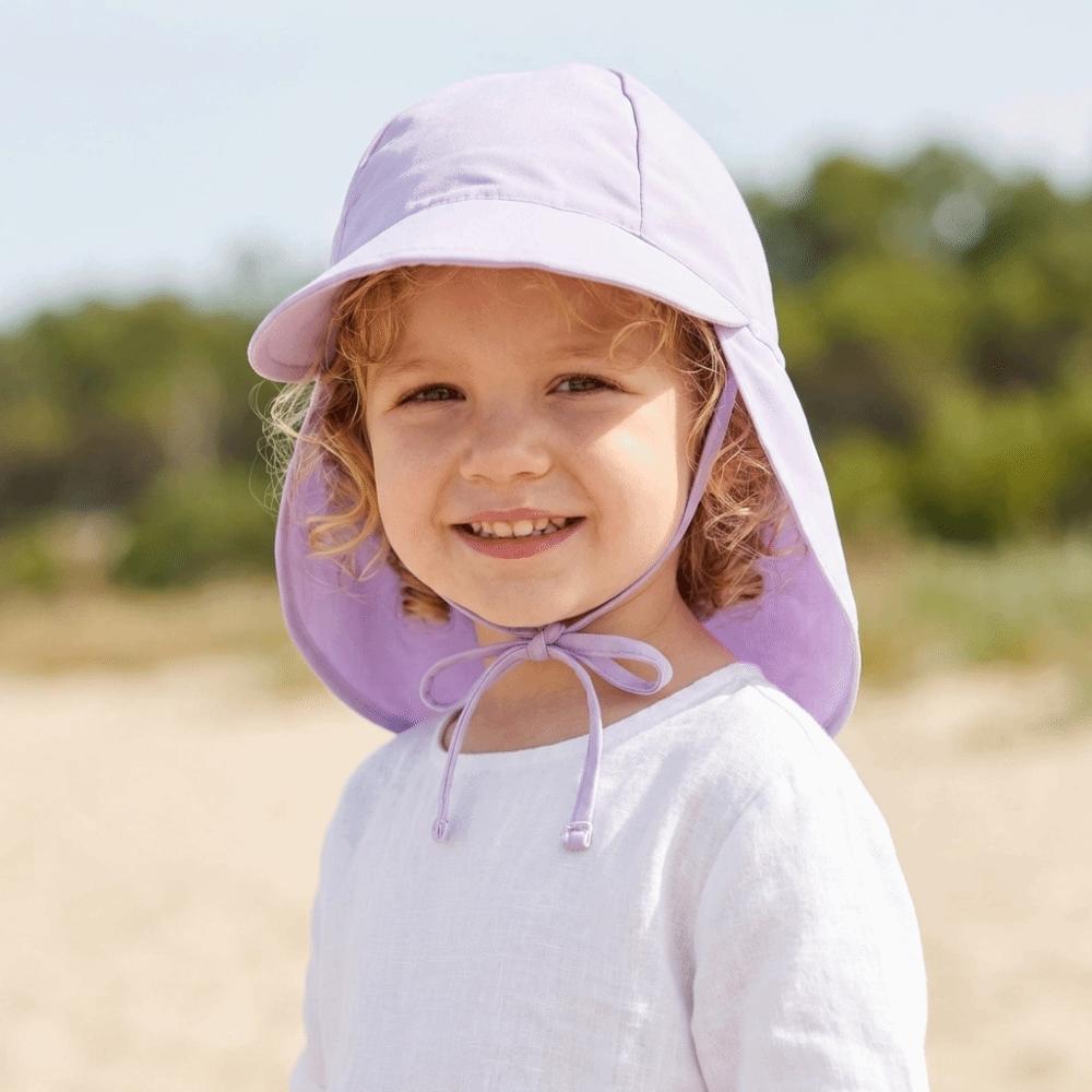 with Windproof Rope Solid Color Sunshade Hat Panama Cap Children's Visor Hat  Kid