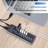 10-Port USB 3.0 Hub with Independent Switches and High Current Expansion Dock