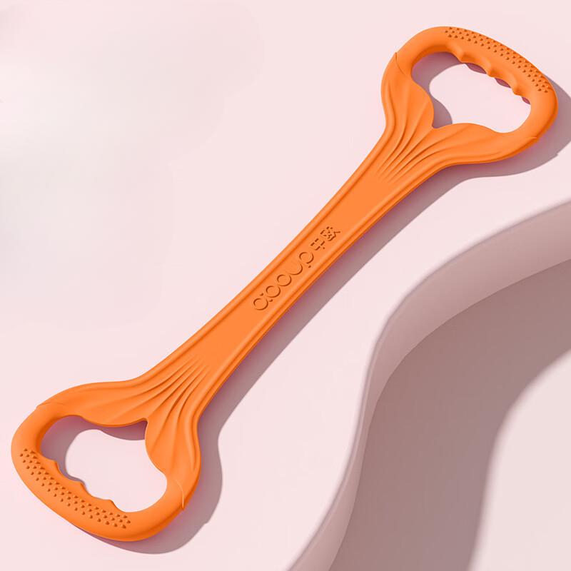 Tensile Device for Women with Open Back Stretch Belt for Fitness Practice Yoga Eight-figure Elastic Rope Silicone Mermaid Eight-figure Tensioner