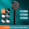 Adjustment Shower Head Set 5 Modes Handheld Shower Hand Showerhead  Bathroom Accessories