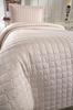 Estiva Queen Size Microcotton Bedspread 180x240 Cm Cappucino