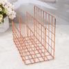 Durable Book Record Holder Metal Document Storage Shelf Letter Rack Magazine File Holder Rack  Home