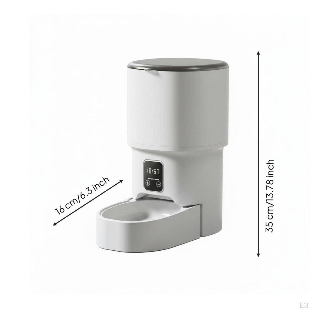 App Controlled Pet Feeder Feeding Timed Easy Hygienic Feline Food