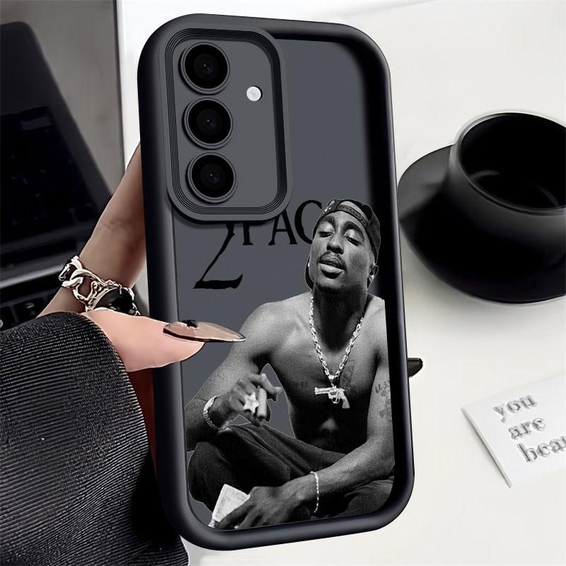 2PAC Tupac Rapper Handyhülle Für Samsung S26 S25 S24 S23 S21 S20 Ultra Für Galaxy S25 S24 FE S26 Plus Funda Weiche Silikonhülle