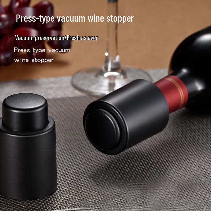 Multifunctional Stainless Steel Vacuum Wine and Champagne Stopper