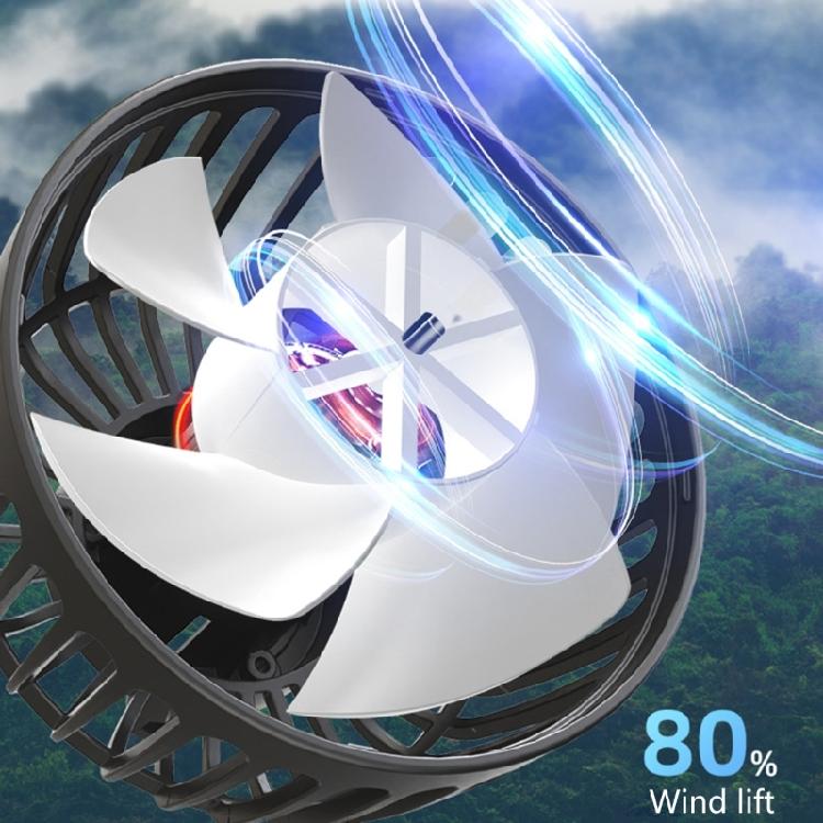 Vehicle Mounted USB Fan Car Dual Head Rotation Cooler Fan Suction Cup Cooler Fan