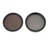 3 in 1 Camera Filter Set UV CPL ND8 Optical Glass Aluminum Alloy Anti Fingerprint DSLR Camera Lens Filter with Storage