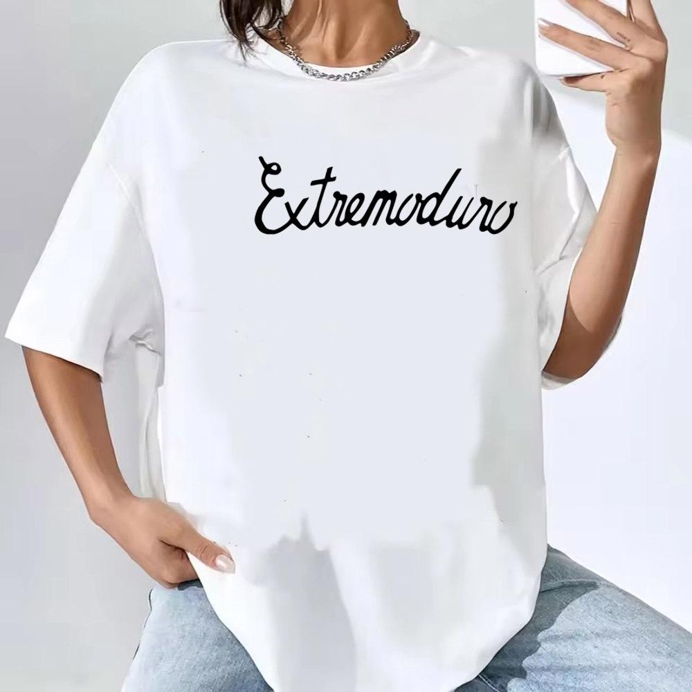 Extremoduro top tees Women anime hip hop Pastel 80s Graphic kawaii t shirt University aesthetic Pastel Colorful Grunge