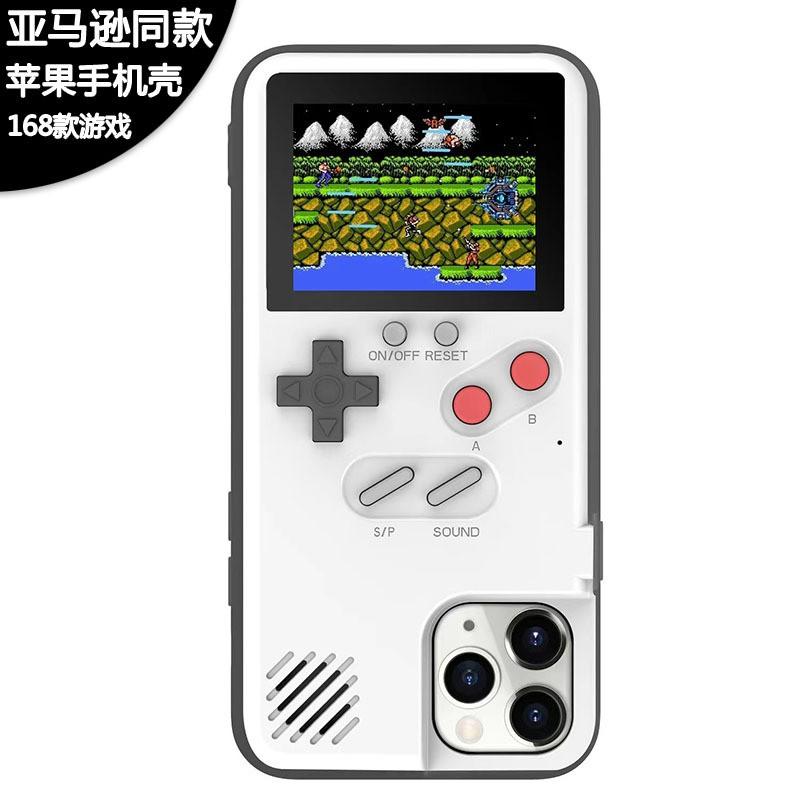 Retro Game Console Phone Case IPhone 12 To 16 Series Full Cover ABS Shell With Color Screen