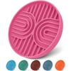 Slow Feeder Dog Bowls, Anti-Choking, Puzzle Silicone Dog Feeding Bowls with Non-Slip Base, Dishwasher Safe, BPA-Free Slow Eating Dog Bowl for Medium t