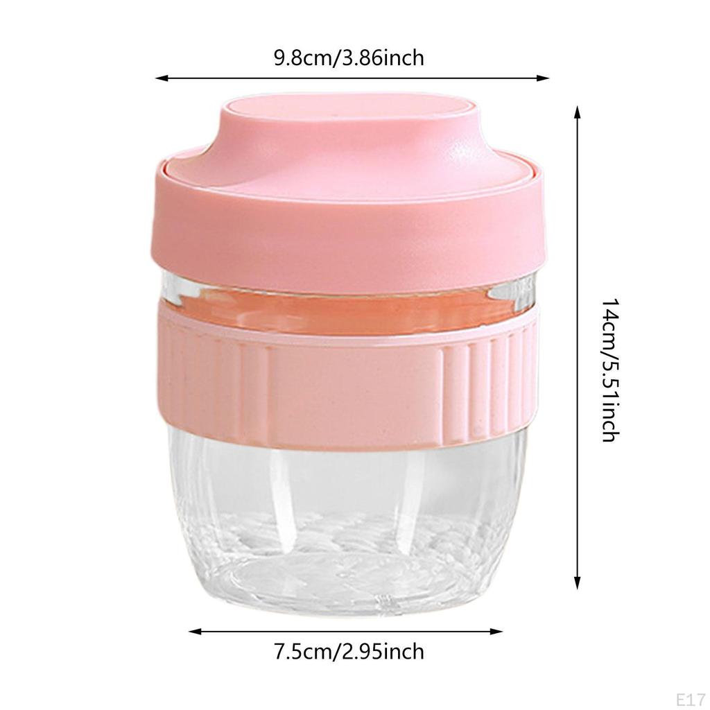 Container for Salad with Spoon And Overnight Oats