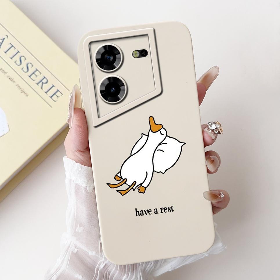 Luxus Modische Rückabdeckung Für Tecno Pova 5 5Pro LH7n LH8n Stoßfeste Hülle An Pova 4 4Pro LG7n LG8n Handyhülle Hase Katze Stoßfänger