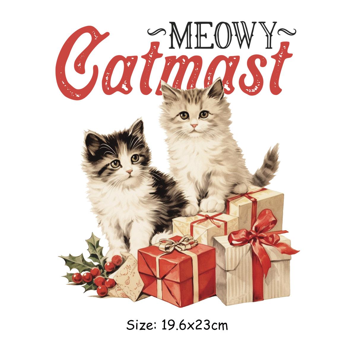 

Кошка Подарочная одежда Значки Нашивки Виниловые наклейки Футболки Parches Ropa Термопресс Аппликация Наклейки на одежду Наклейки своими руками на одежду