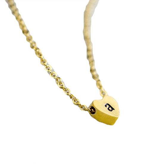 

Женское английское письмо с резным сердцем, кулон, цепочка, ожерелье, ювелирный подарок