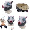 Stunning Demon Slayer Kimetsu No Yaiba Hashibira Inosuke Latex Mask For Cosplay Events