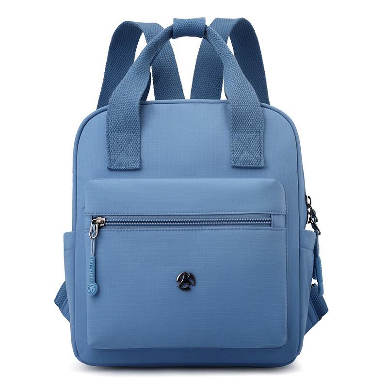 

Backpack Women s Small Backpack Autumn Nylon Women s School Bag Casual Solid Color Travel Lightweight Handbag Backpack